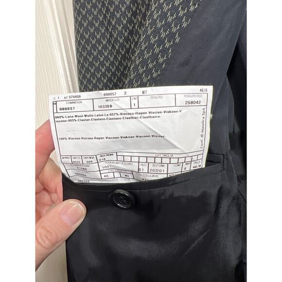 Armani Colezioni Made in Italy Designer Collection Blazer 46 Sophisticated - Picture 6 of 9